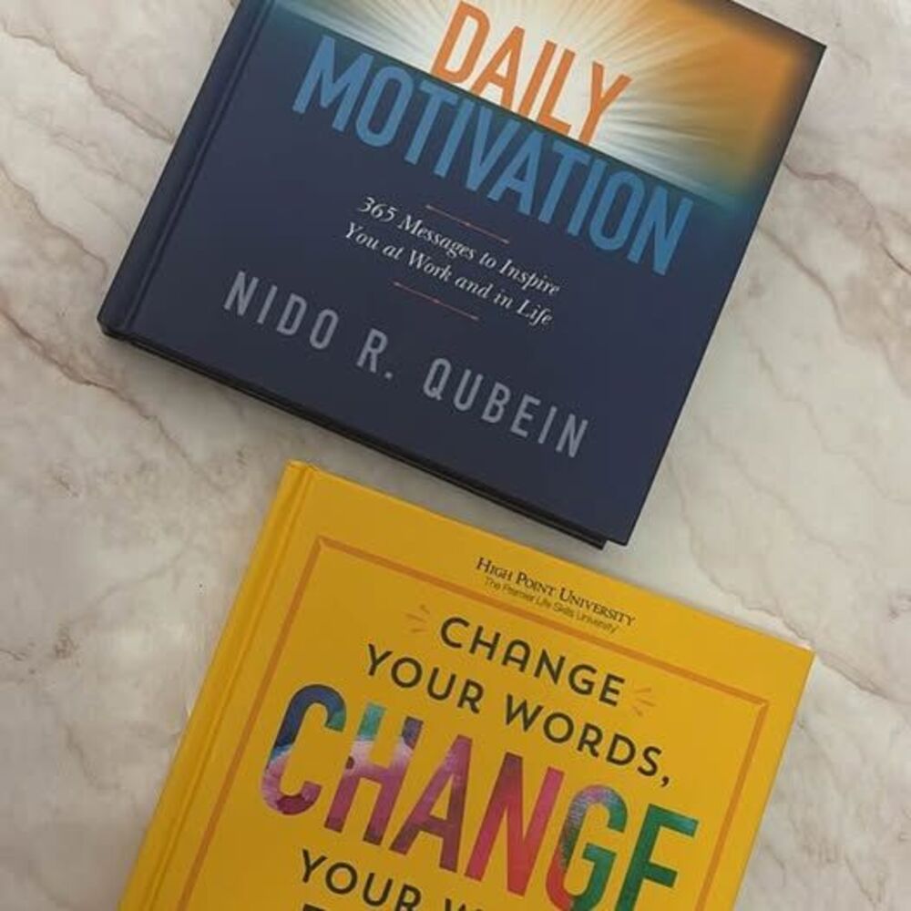 Nido R. Qubein Book Set: Daily Motivation & Change Your Words, Change Your World